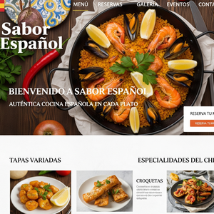 Página web para restaurante